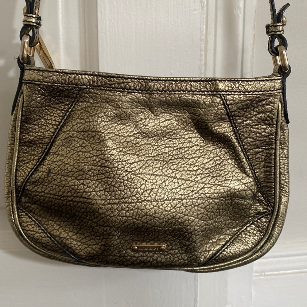 AUTHENTIC Burberry gold crossbody